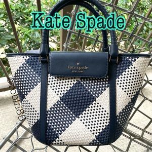 ♠️  KATE SPADE ♠️ Cruise Gingham Medium Tote ♠️ NWT’s